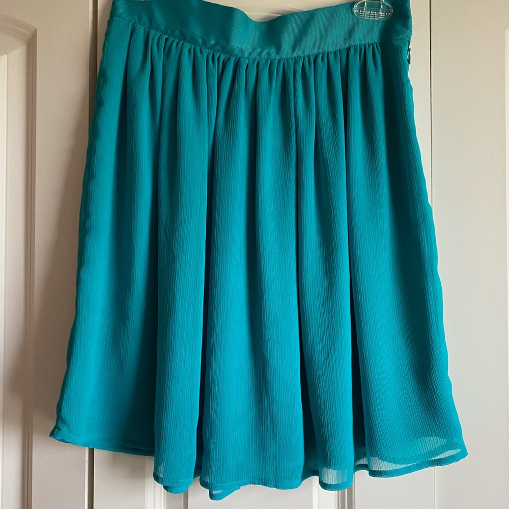Forever 21 teal blue skirt size XS